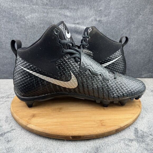 Nike Mens Lunar Beast Strike Pro Size 13 Cleats Black Sliver Football 833419-010 - Picture 6 of 12